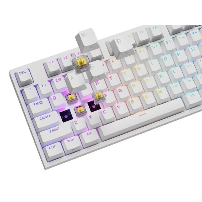 Genesis Mechanical Gaming Keyboard Thor 404 Бяла RGB