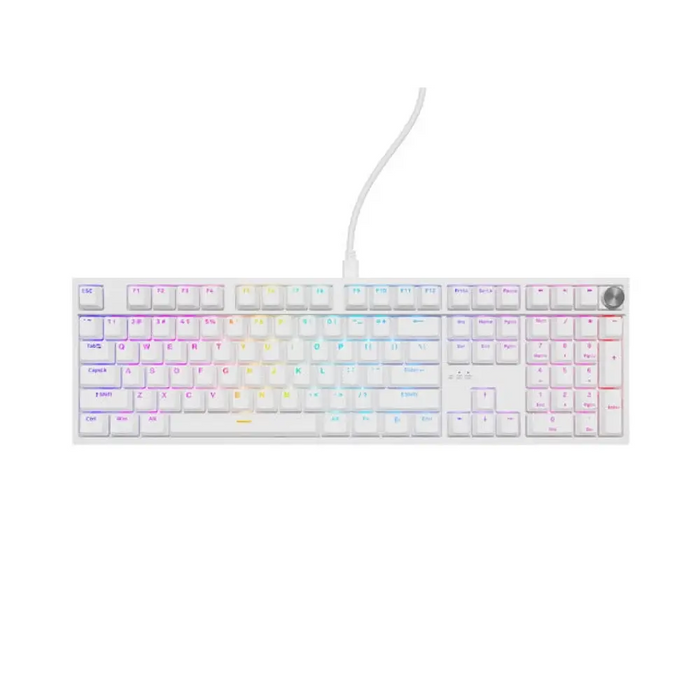 Genesis Mechanical Gaming Keyboard Thor 404 Бяла RGB