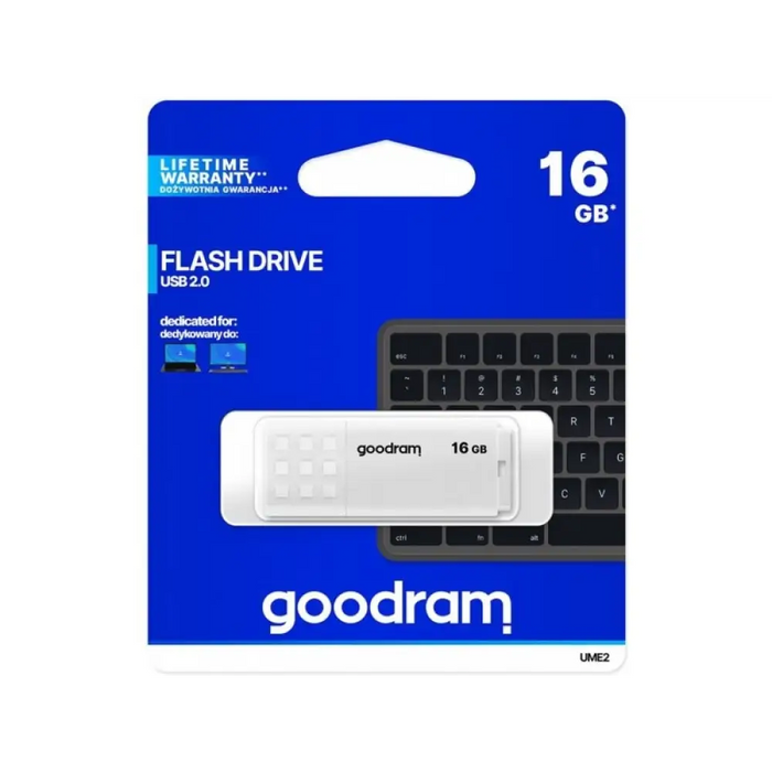 Goodram USB флашка UME2 16 GB USB Type-A 2.0 Бяла
