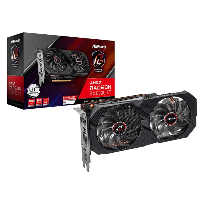 Графична карта Asrock RX 6500XT Phantom Gaming 8GO
