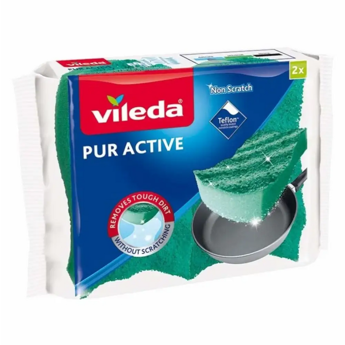 Гъба за почистване Vileda Pur Active 2 бр.