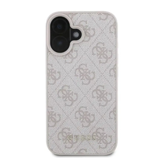 Guess 4G класически калъф за iPhone 16 - розов