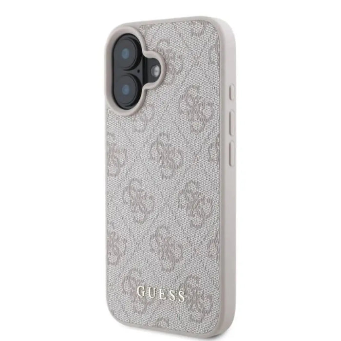 Guess 4G класически калъф за iPhone 16 - розов
