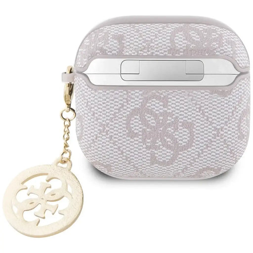 Guess 4G Strass Charm Case за AirPods 4 - розов