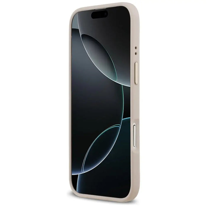 Guess 4G Strass Logo & Big Strap Metal Buttons MagSafe Case