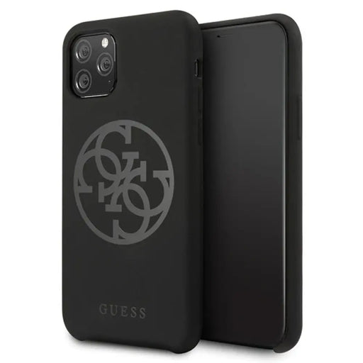 Guess GUHCN58LS4GBK iPhone 11 Pro черен/черен твърд калъф