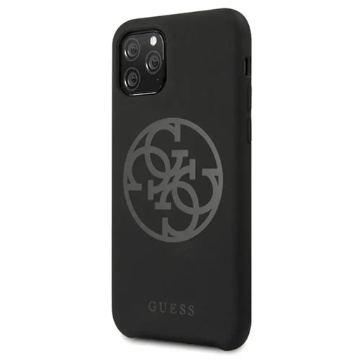 Guess GUHCN58LS4GBK iPhone 11 Pro черен/черен твърд калъф