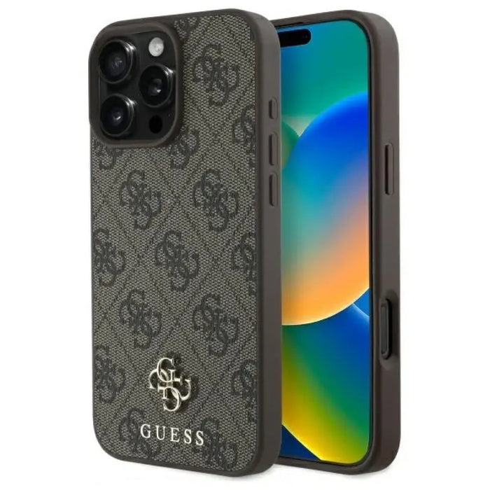 Guess GUHMP16XP4SM4MW iPhone 16 Pro Max 6.9’’ кафяв/кафяв