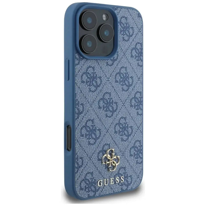 Guess HC PU 4G малък 4G и класически калъф за iPhone 16 Pro