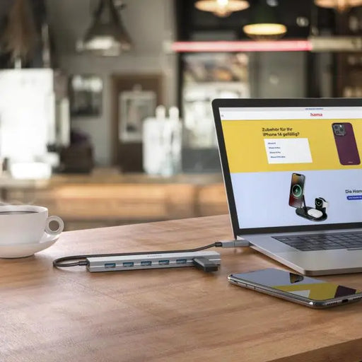 HAMA 7-портов хъб USB 3.2 Gen 1 5 Gbit/s вкл.