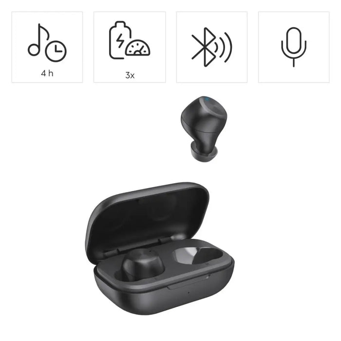 Hama Блутут слушалки “Spirit Chop II” TWS in-Ear черни