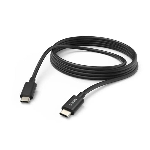 Hama Кабел за зареждане USB-C - USB-C 3 м черен