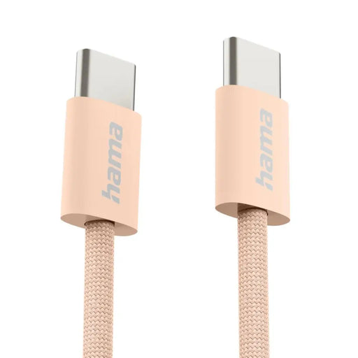 HAMA Кабел за зареждане ’Fabric’ USB-C - USB-C 1 m Nylon