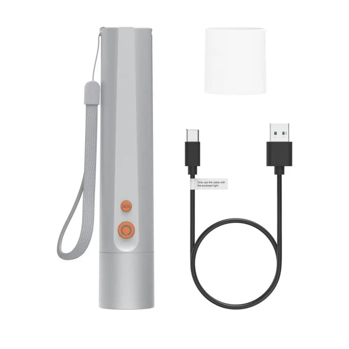 HAMA LED Фенер FL350-C презареждащ се алуминиев 4 режима