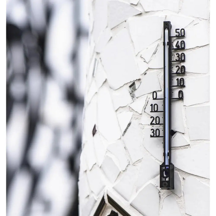 HAMA Вътрешен/външен термометър дървовидна структура 16 см