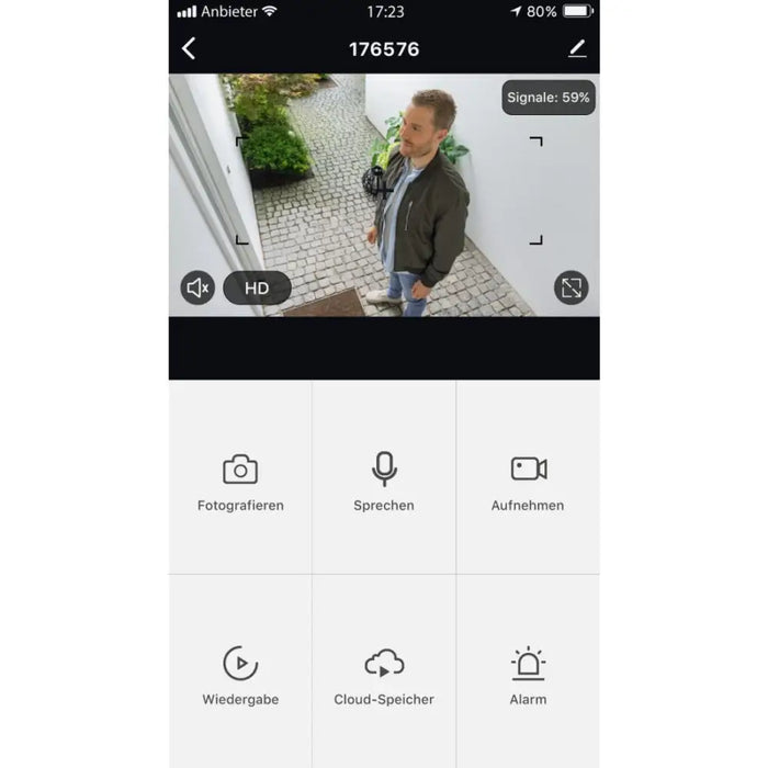 HAMA Wi-Fi камера 1080p функция за нощно виждане и сензор