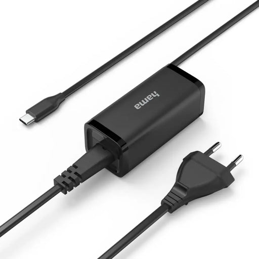 HAMA Зарядно за лаптоп USB-C PD GaN 5-20V/65 W