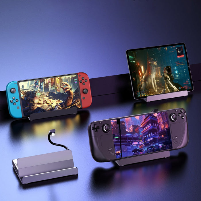 Хъб Choetch M52 за Steam Deck USB-C към USB-C PD / USB-A /