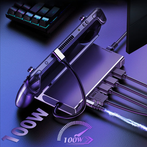 Хъб Choetch M52 за Steam Deck USB-C към USB-C PD / USB-A /