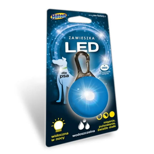 HILTON led етикет за куче - 5,3 х 3 см
