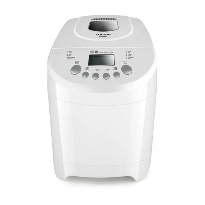 ХЛЕБОПЕКАРНА TAURUS MY BREAD 600 W БЯЛ БРОЙ ПРОГРАМИ 12