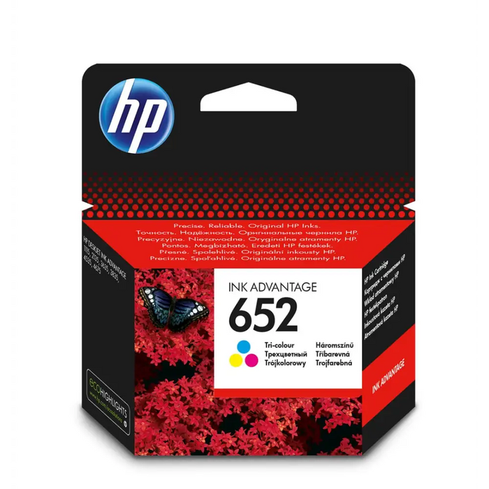 HP 652 Original Magenta,Cyan,Yellow