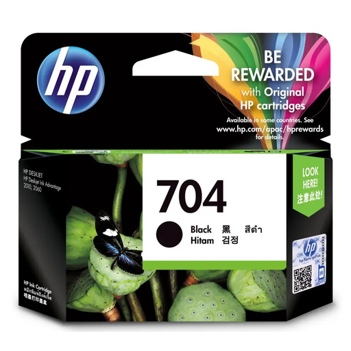 HP 704 Original Black 1 бр.