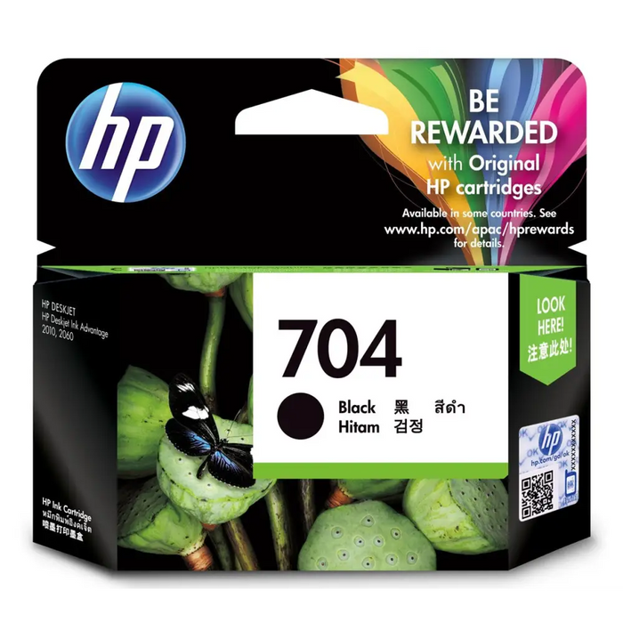HP 704 Original Black 1 бр.