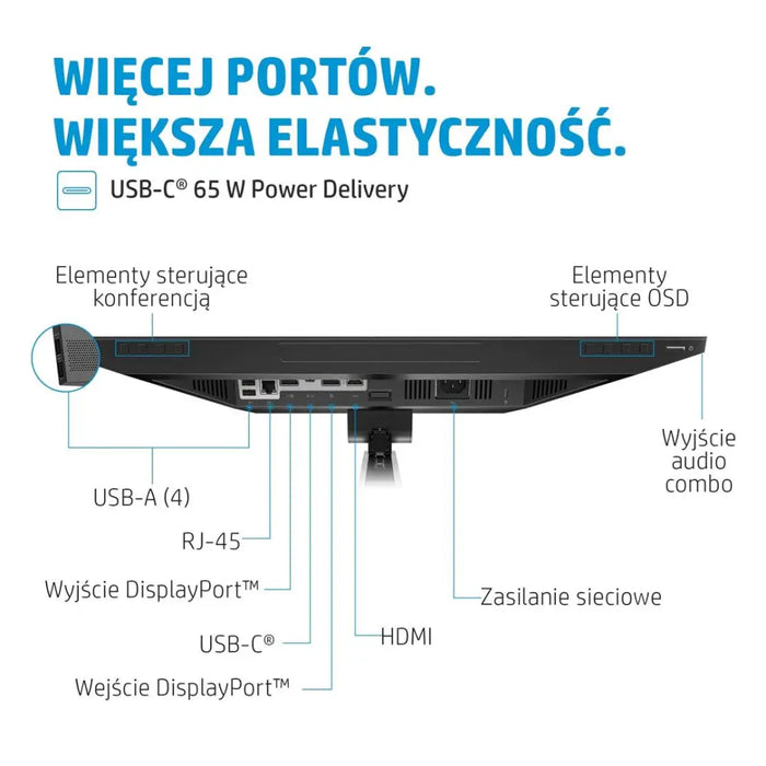 HP E24m G4 FHD USB-C конферентен монитор