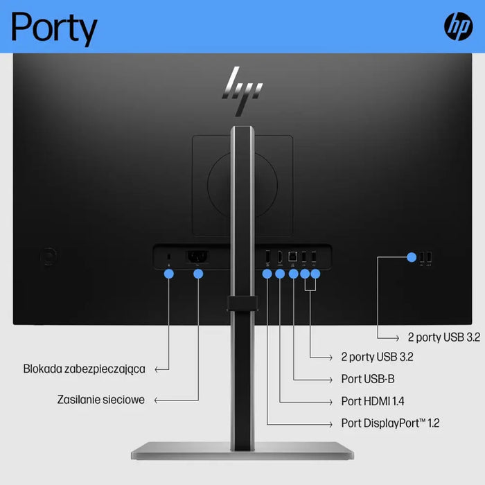 HP E27 G5 68,6 cm (27’’) 1920 x 1080 пиксела Full HD LED