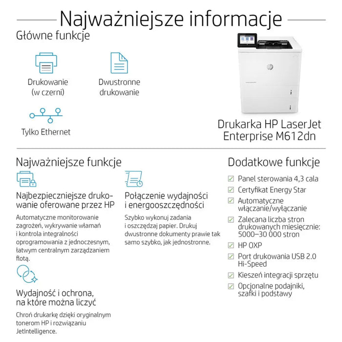 HP LaserJet Enterprise M612dn