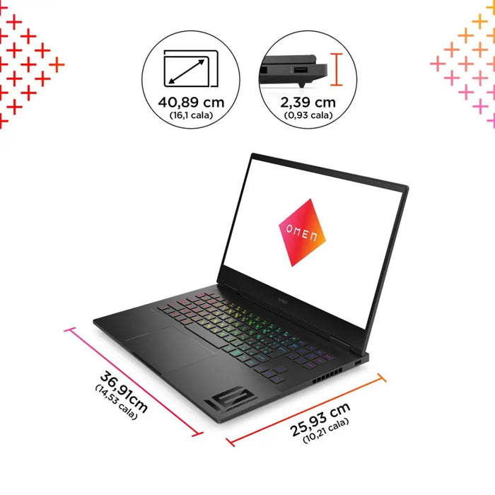 HP OMEN 16-wd0004nw i7-13620H 16,1’’FHD 16GB SSD512 RTX