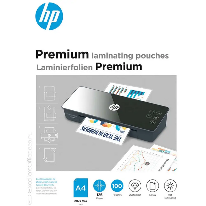 HP Premium ламиниращо фолио A4 100 бр.