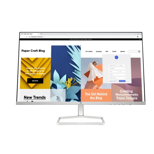 HP Series 5 27’’ FHD бял монитор - 527sw