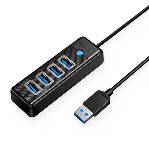 Хъб Orico PW4U-U3 USB-A / 4x USB-A 3.0 - черен