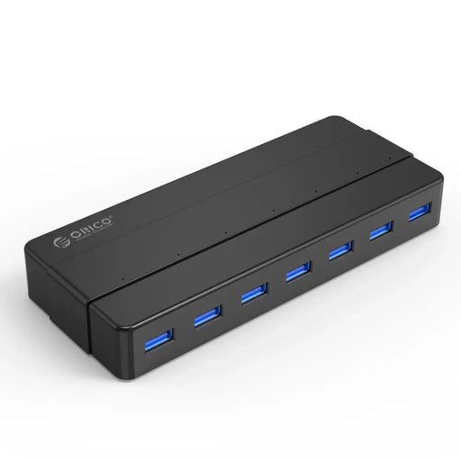 Хъб Orico H7928-U3-V1 7x USB-A 3.0 - черен