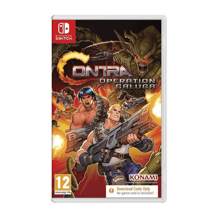 Игра Contra Operation Galuga Код в Кутия (NSW)