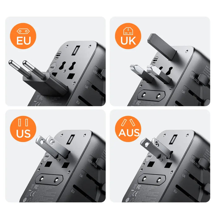 Joyroom JR-TCW01 Универсален адаптер за пътуване 17W EU