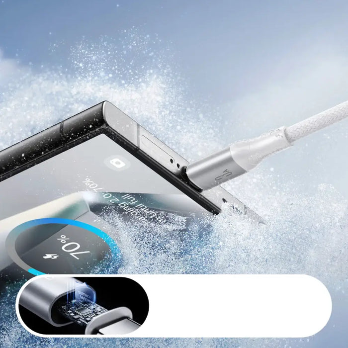 Joyroom S-A28 Flash Series 3A USB-A - USB-C кабел 2 м - бял