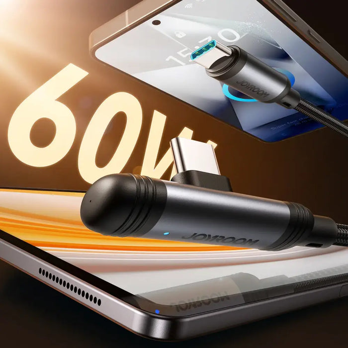 Joyroom S-A56 EnjoyX Series 90° USB-C - USB-C кабел 60W
