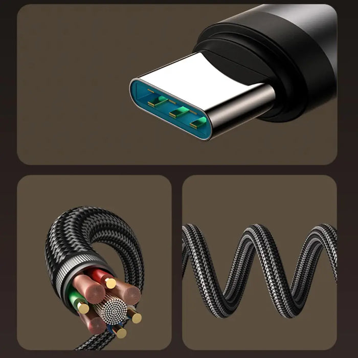 Joyroom S-A56 EnjoyX Series 90° USB-C - USB-C кабел 60W