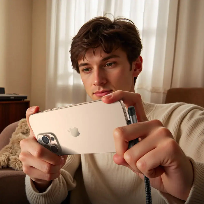 Joyroom S-A56 EnjoyX Series 90° USB-C - Lightning кабел 30W