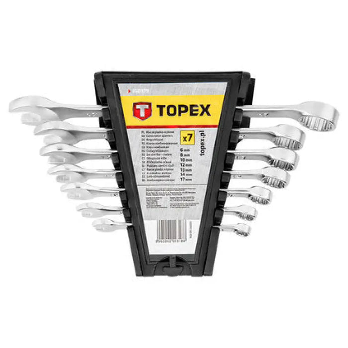 К-Т КОМБИНИРАНИ ГАЕЧНИ КЛЮЧОВЕ 7 БР. TOPEX