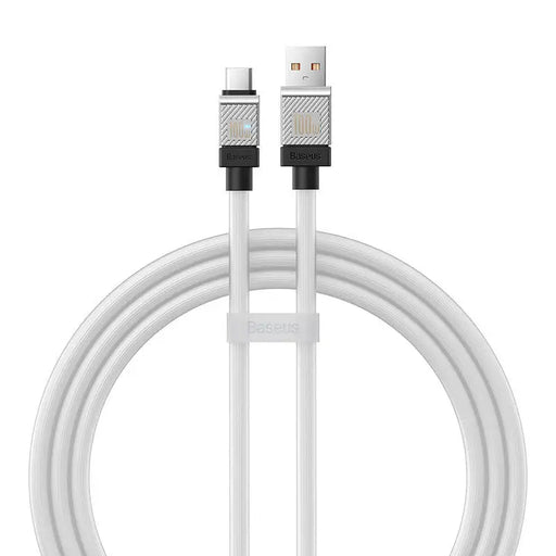 Кабел Baseus CoolPlay USB към USB - C 100W 1m бял