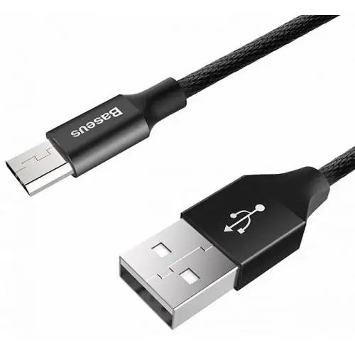 Kабел Baseus MicroUSB 2А 1m черен