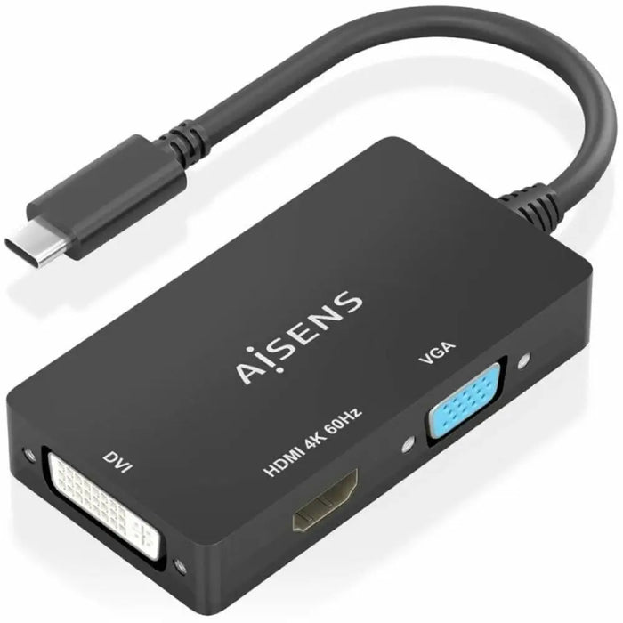 Кабел HDMI Aisens A109-0954 15 cm Черен