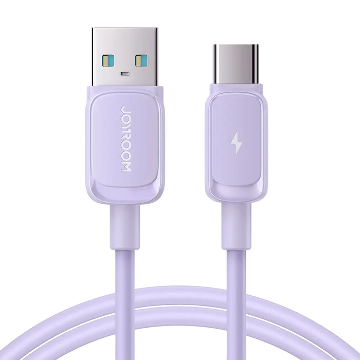 Кабел Joyroom S - AC027A14 USB към USB - C 3A 1.2m лилав