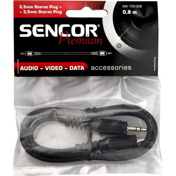 Кабел Sencor SAV 105-015 3,5ММ СТЕРЕО ЖАК - 3,5ММ СТЕРЕО