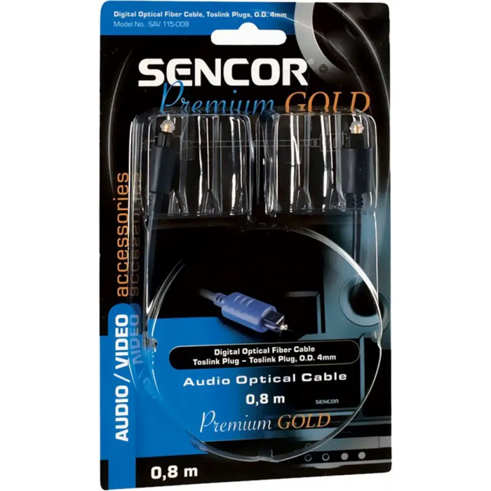 Кабел Sencor SAV 115-015 ОПТИЧЕН,1.5M