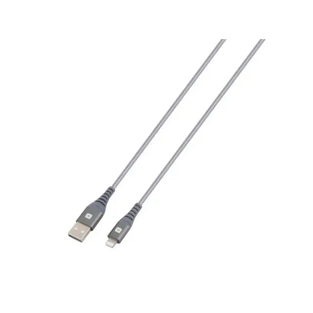 Кабел Skross USB-A - Lightning Метална оплетка 1.20 м Сив